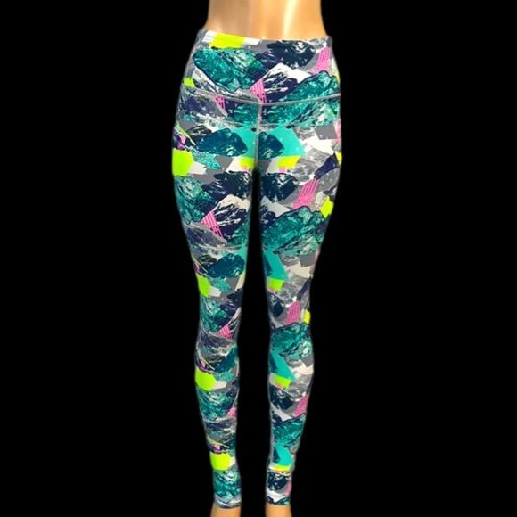 Victoria's Secret VSX Sport Knockout multicolor Tight Legging Small Long - Picture 4 of 4